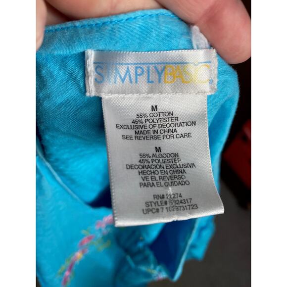 house dress duster embroidered collar pink - Picture 10 of 11